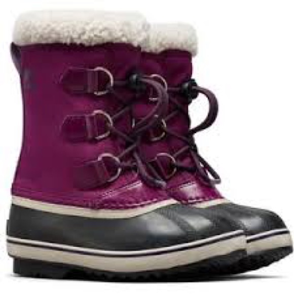 Sorel Other - Sorel Youth Yoot Pac Nylon DTV Boot Waterproof Winter Boots Purple